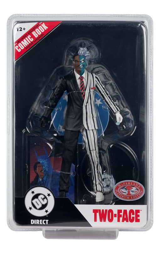 DC Direct Page Punchers Action Figure Two-Face (Batman 89) (Red Platinum Edition) 19 cm