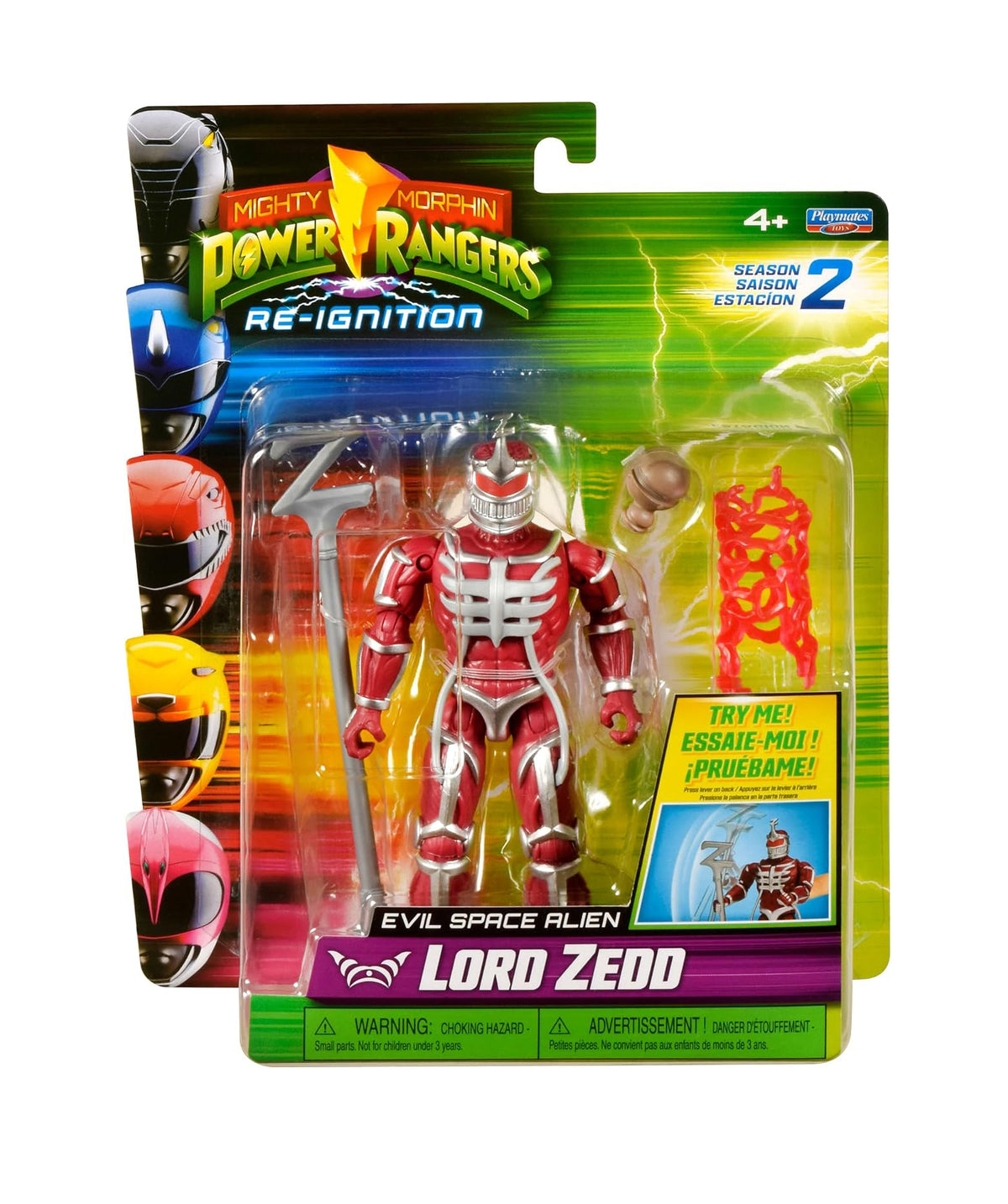 Mighty Morphin Power Rangers Basic Action Figure Lord Zedd