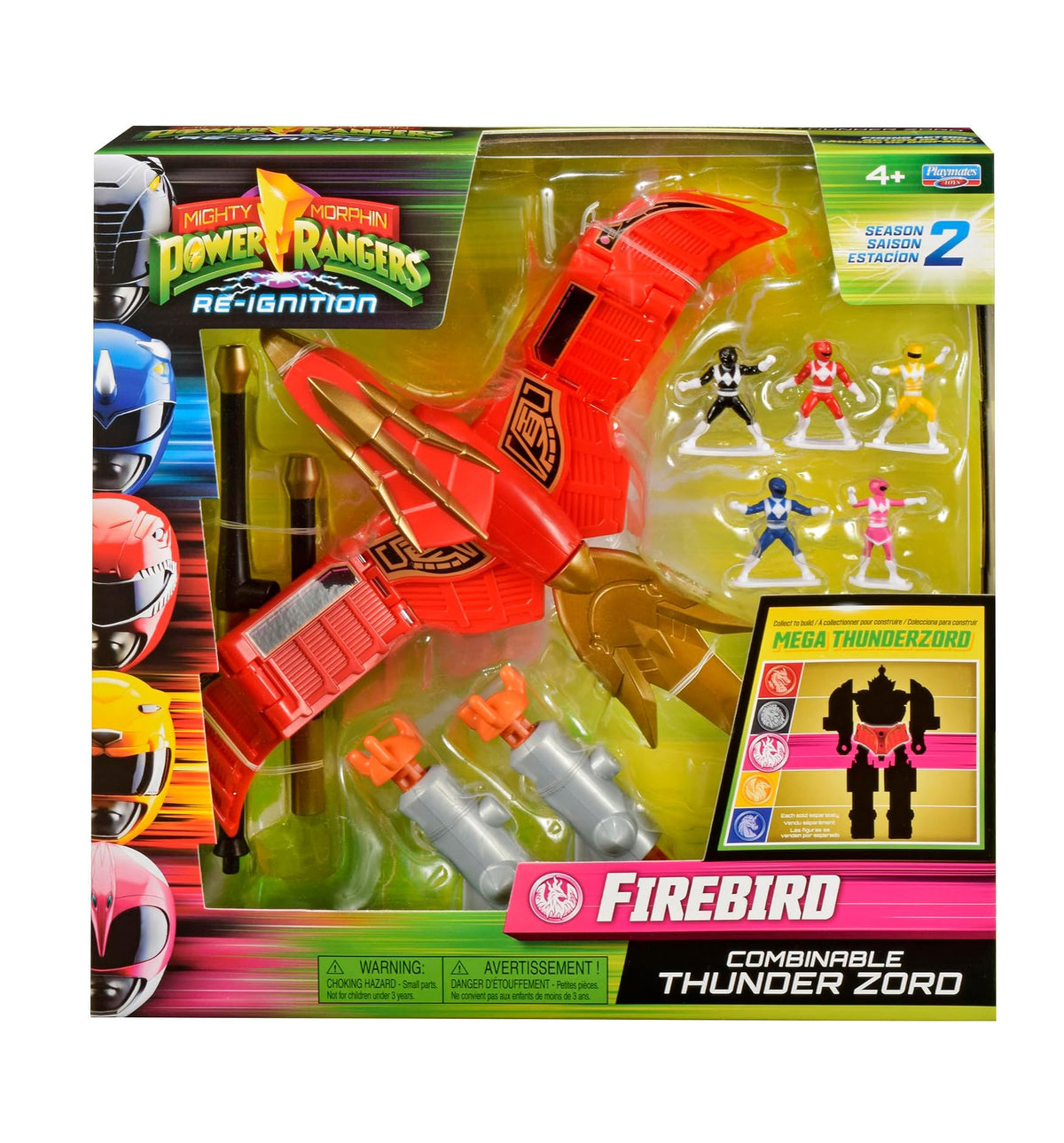 Mighty Morphin Power Rangers Thunderzord Action Figure Firebird