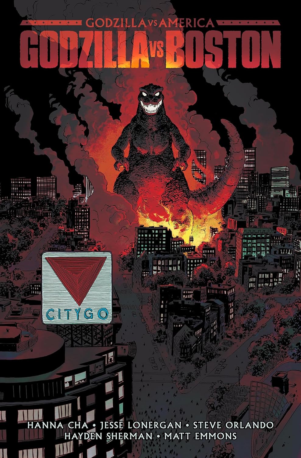 Godzilla vs America: Boston hardcover