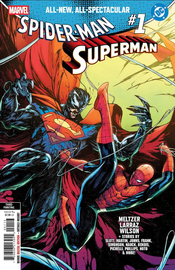 Marvel/DC Spider-Man / Superman #1 (Alessandro Cappuccio Variant Cover) THIRD PRINTING