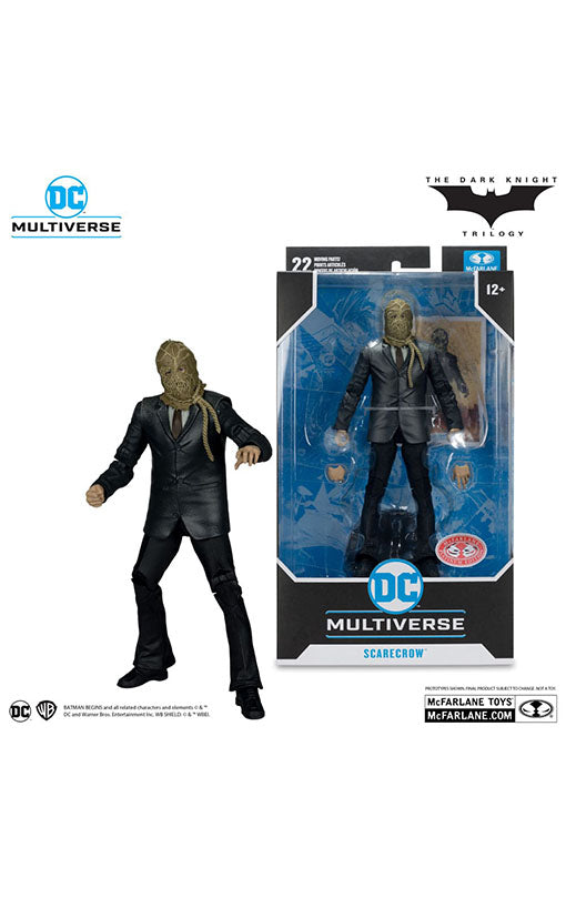 McFarlane DC Multiverse - Action Figure Scarecrow (Versione Chase) 18 Cm Da Batman Begins
