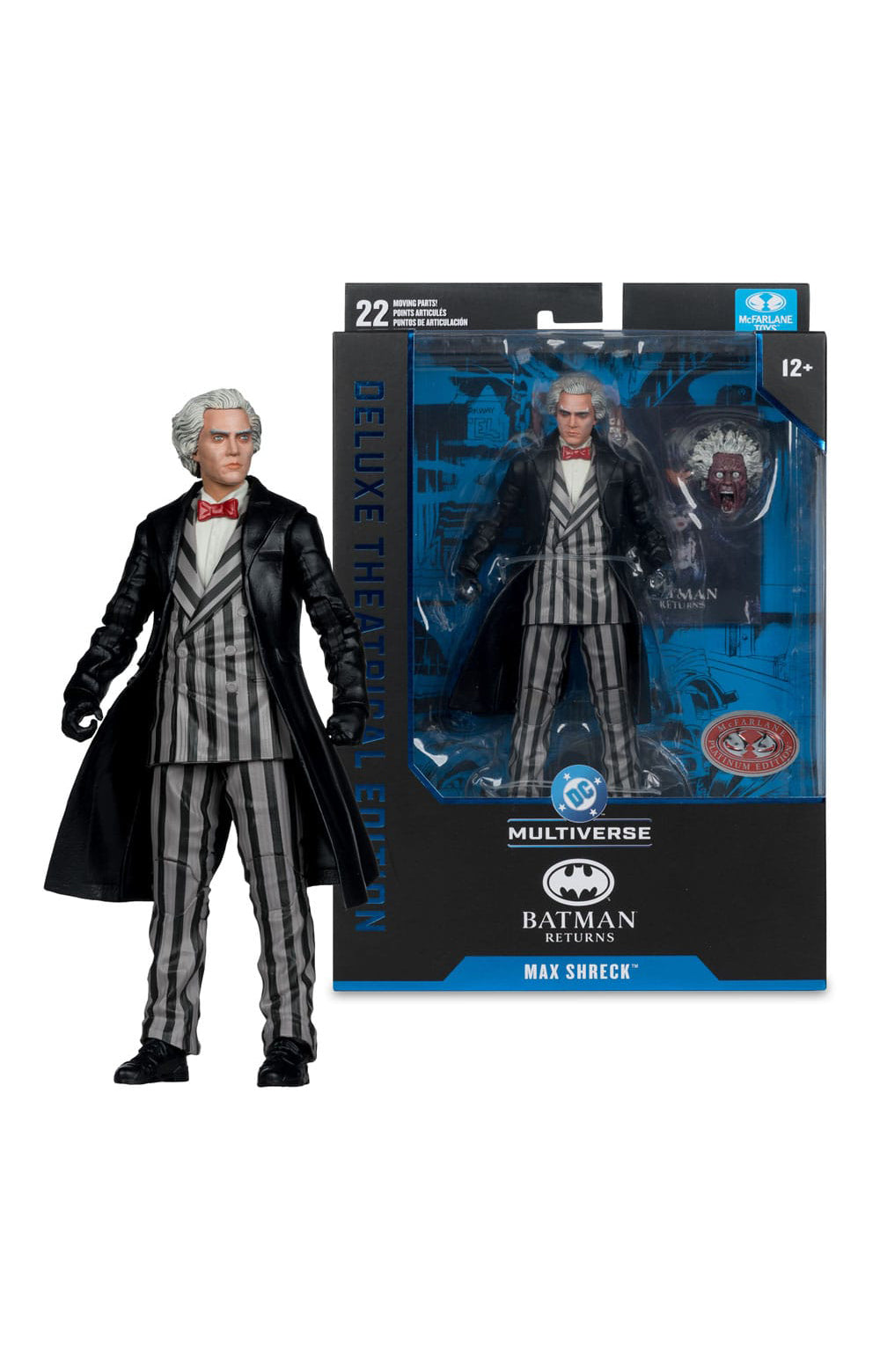 Batman Returns DC Theatrical Deluxe Edition Action Figure Max Shreck (Red Platinum Edition) 18 cm