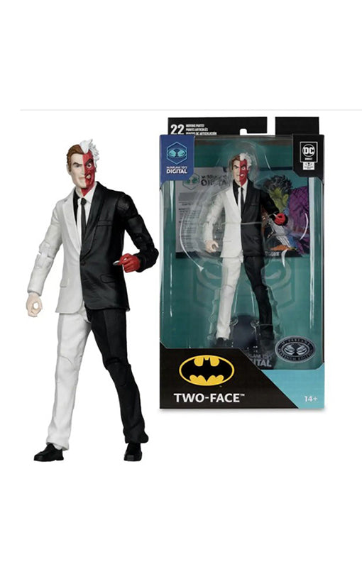 DC Direct McFarlane Toys Digital Action Figure Two-Face (Silver Age) Chase 18 cm