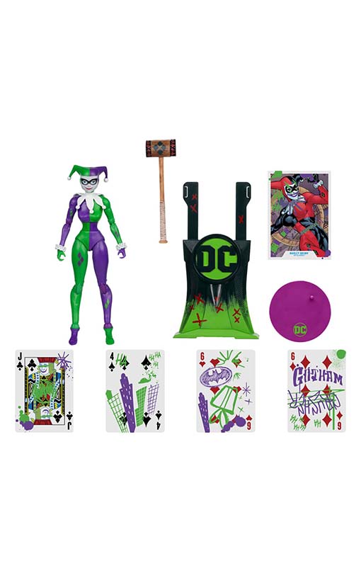 DC Multiverse Action Figure Harley Quinn (DC Classic) Jokerized (Gold Label) 18 cm