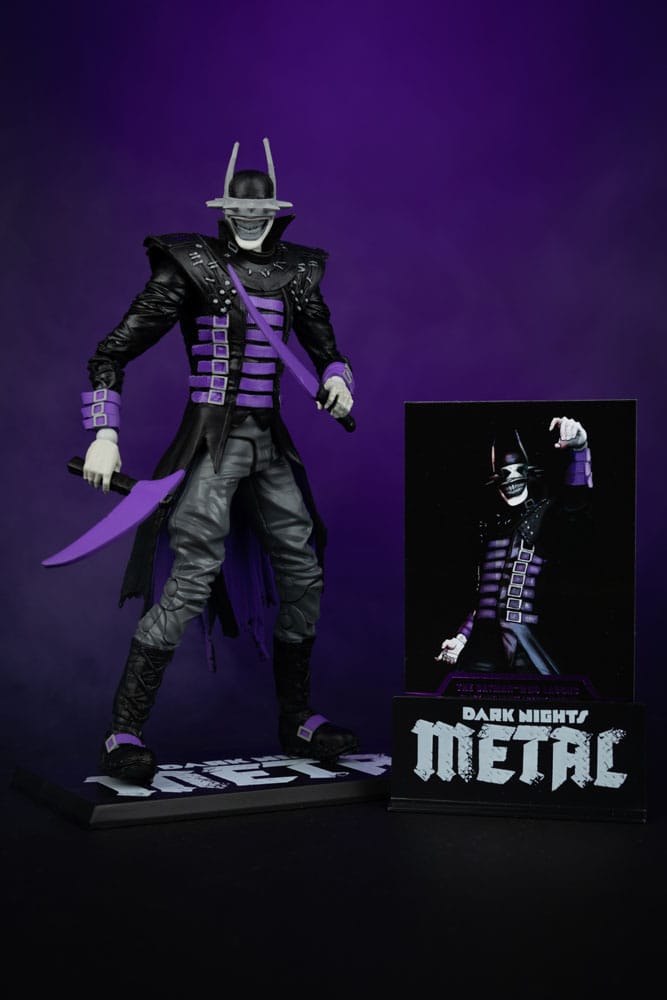 DC Multiverse Action Figure The Batman Who Laughs (B&W with accent) (Gold Label) 18 cm