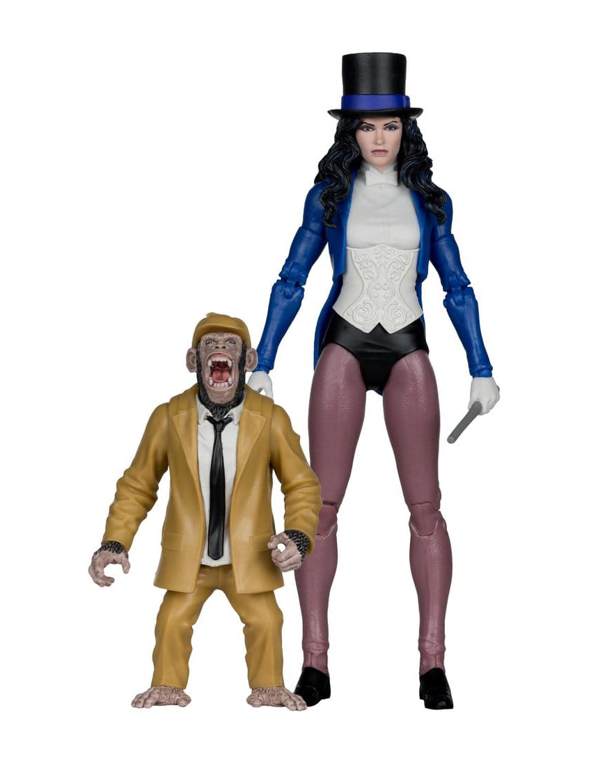 DC Multiverse McFarlane Action Figure Zatanna with Detective Chimp Collector Edition #53 18 cm CHASE