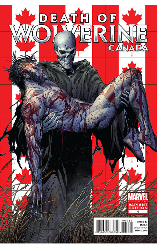 Death of Wolverine #4 Steve McNiven Canadian Variant