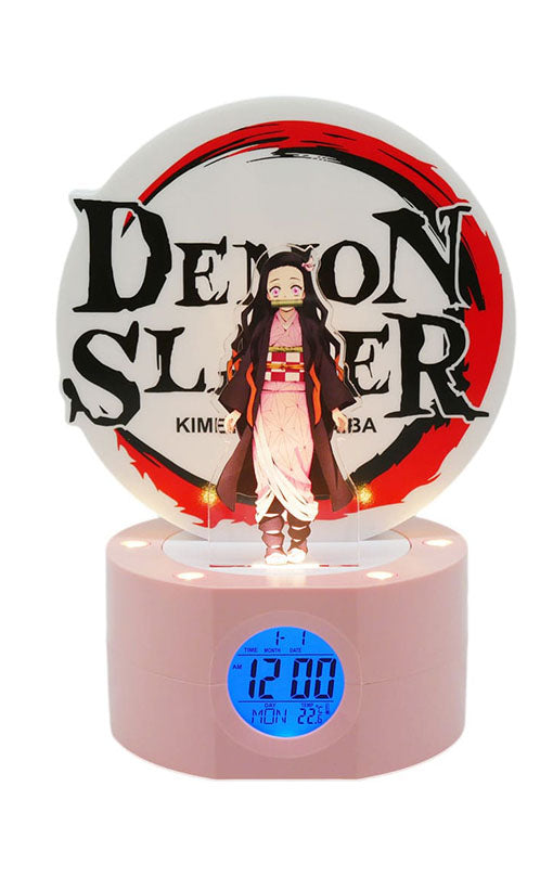 Demon Slayer Kimetsu no Yaiba Alarm Clock with Light Nezuko 21 cm