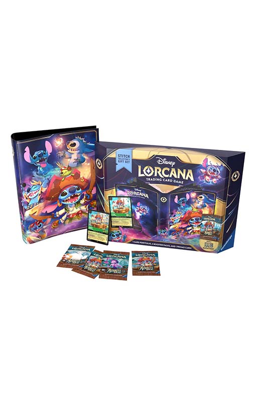 Disney Lorcana TCG Azurite Sea Gift Set Stitch *English Edition*