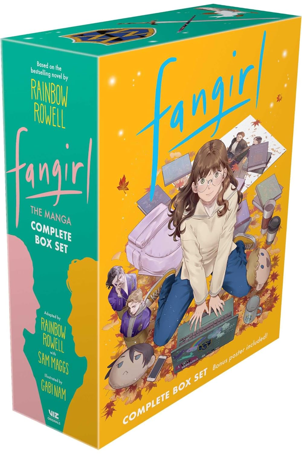 Fangirl: The Manga Complete Box Set: Includes volumes 1-4, with poster