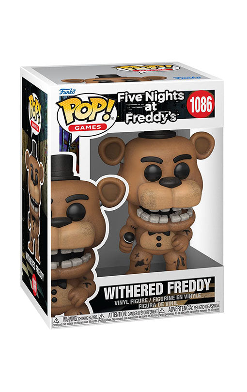 Funko POP! Five Nights at Freddy's - Withered Freddy (#1086) figure DAMAGED PACKAGING