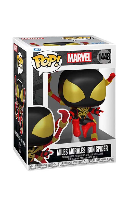 Funko POP! Marvel Spider-Man Miles Iron Spider (#1448) figure