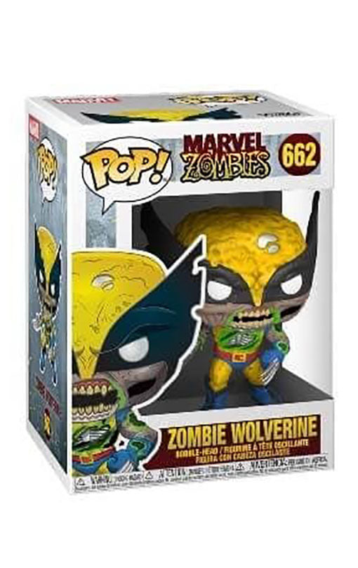 Funko POP! Marvel Zombies - Wolverine #662 (GLOW IN THE DARK) figure DAMAGED PACKAGING