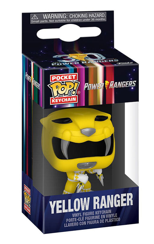 Funko POP! Power Rangers 30th - Yellow Ranger keychain