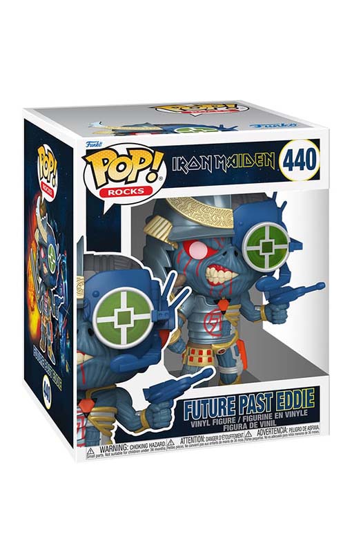 Funko POP! Rocks Super Sized Iron The Future Past Eddie (#440) figure