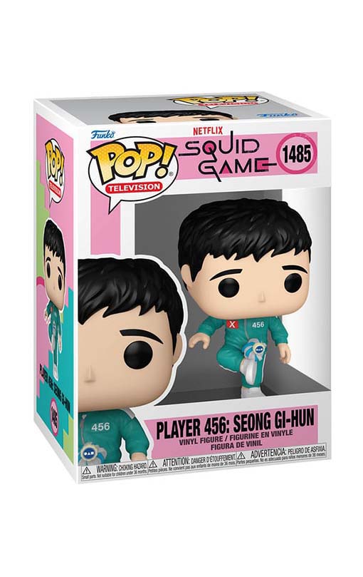 Funko POP! Squid Game – Player 456 Seong Gi-Hun (Kicking Jegi) (#1485) figure