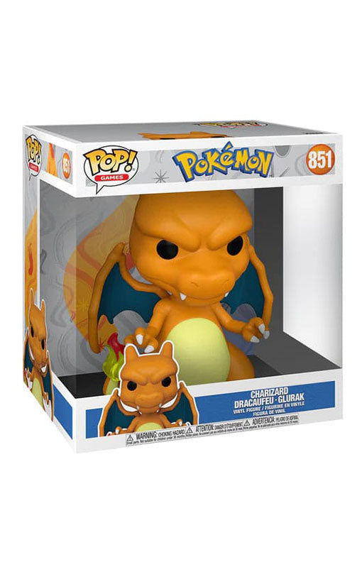 Funko POP Super Sized Jumbo ! Pokemon Charizard EMEA (#851) figure 25 cm