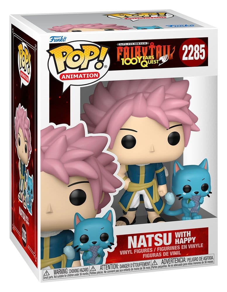 Funko POP! Fairy Tail-100 Years Quest - Natsu & Happy (#2285) figure