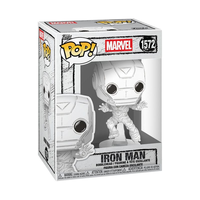 Funko POP! Marvel - Sketched Iron Man (#1572) figure