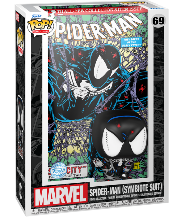 Funko POP! Marvel Comic Cover - Spider-Man Torment #1 Symbiote Suit (#69) figure