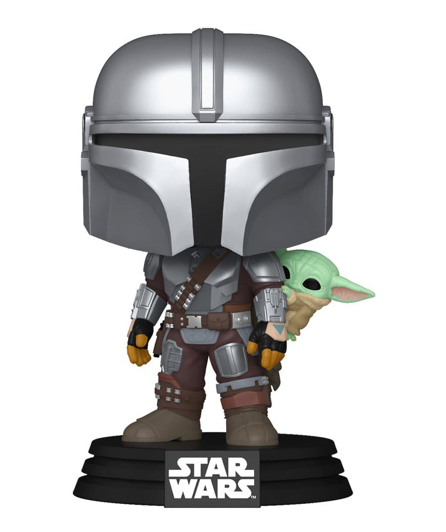 Funko POP! Star Wars: The Mandalorian and Grogu - The Mandalorian with Grogu (#818) figure