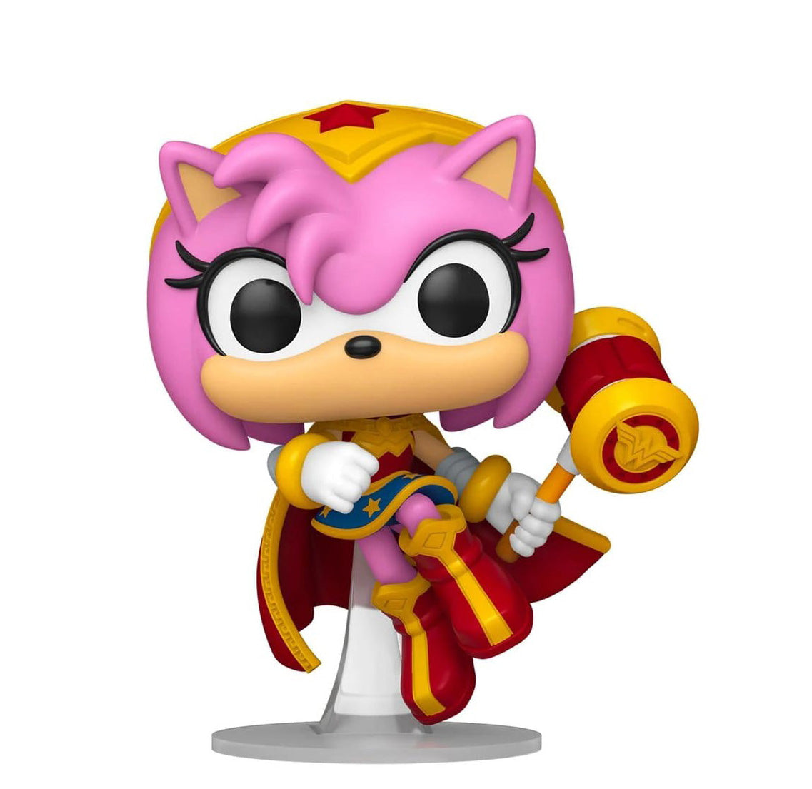 Funko POP! DC x Sonic the Hedgehog - Amy as Wonder Woman (#595) figure