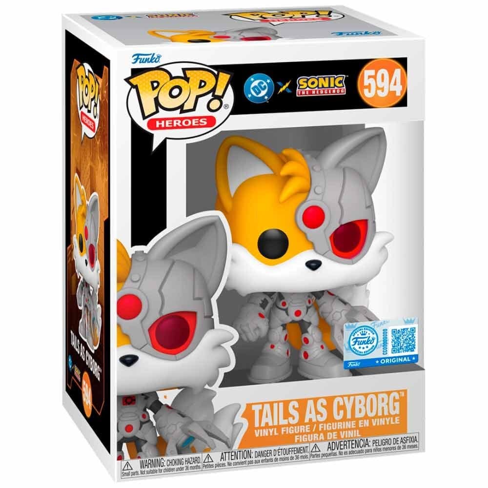 Funko POP! DC x Sonic the Hedgehog - Tails as Cyborg (#594) figure