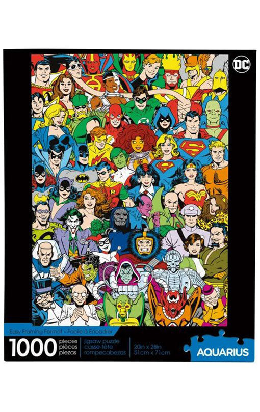 Jigsaw Puzzle - DC Comics Retro Cast (1000 pieces)