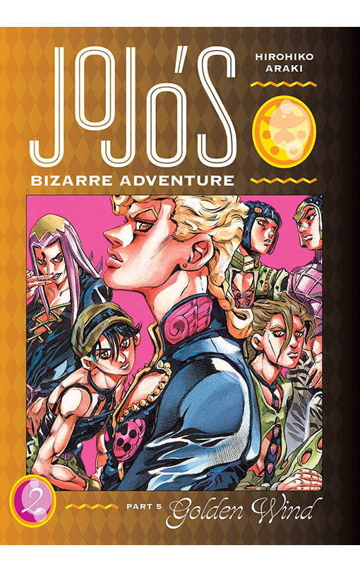 JoJo's Bizarre Adventure Golden Wind vol 02 hardcover