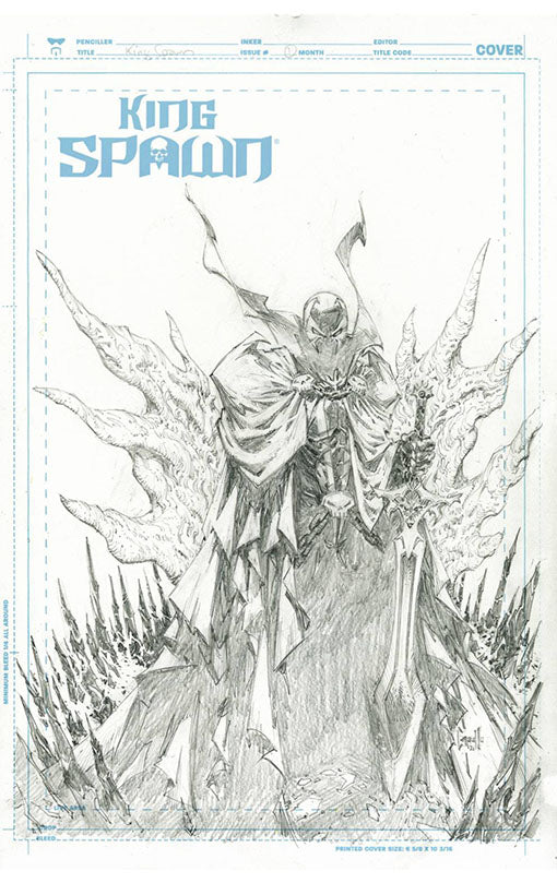 King Spawn #1 1:50 Greg Capullo Retailer Incentive cover