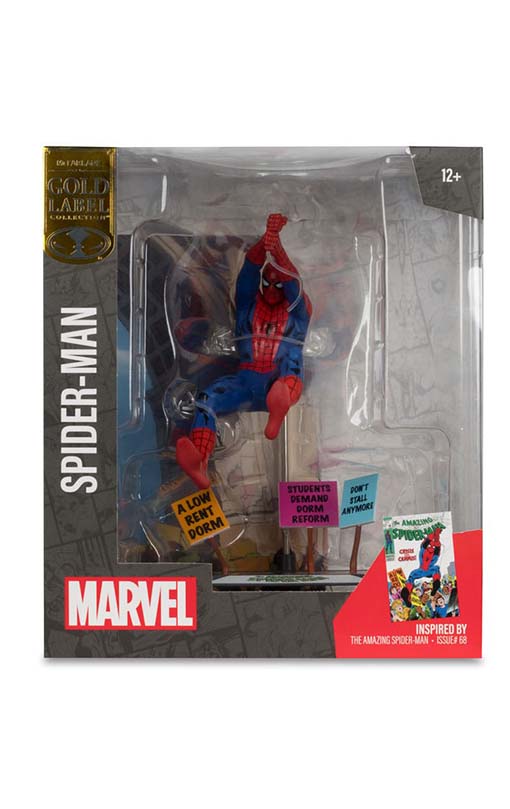 Marvel Collection PVC Statue 1/10 Spider-Man (The Amazing Spider-Man #68) (Gold Label) 15 cm