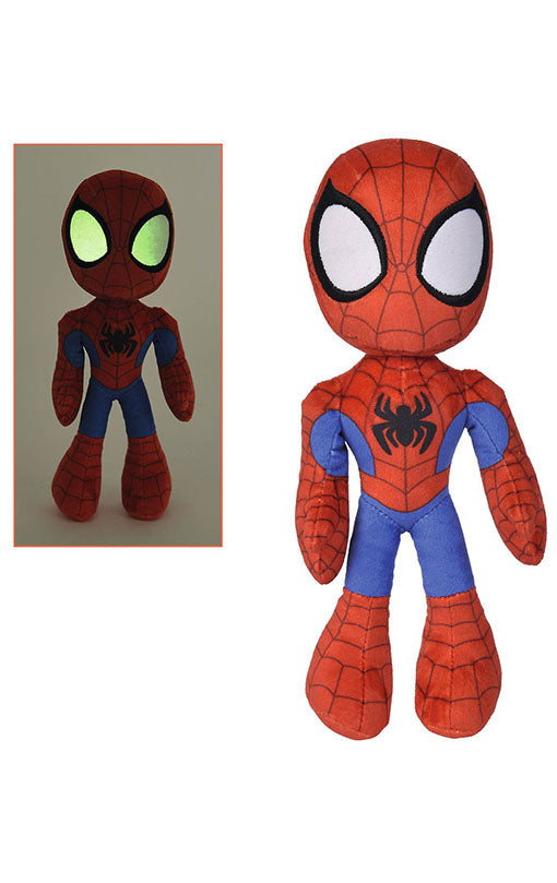 Marvel Plush Figure Glow In The Dark Eyes Spider-Man