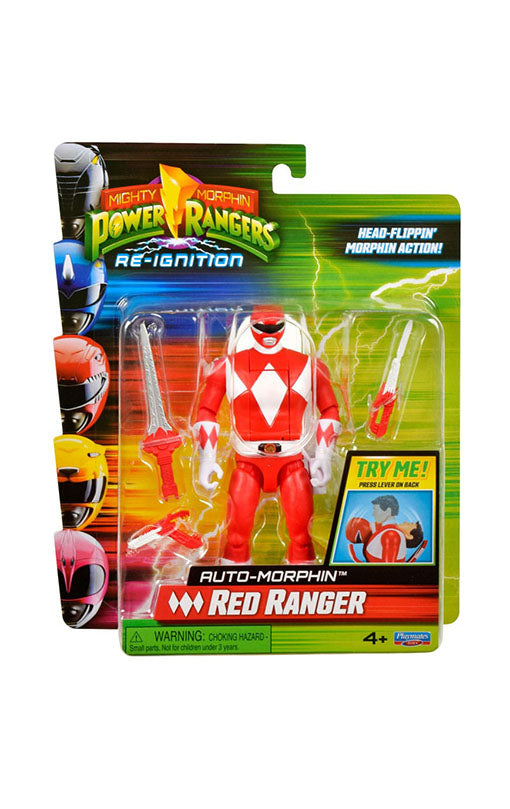 Mighty Morphin Power Rangers Action Figure Auto-Morphin Red Ranger 12 cm