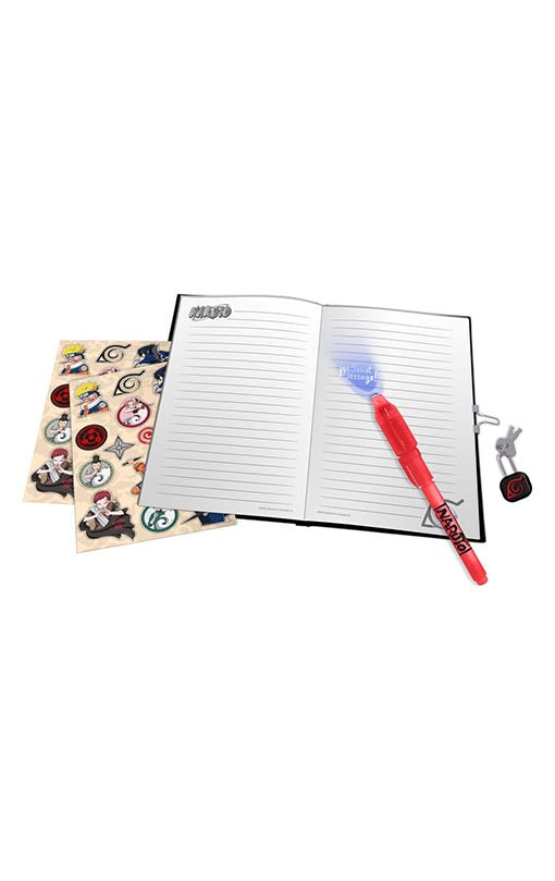 Naruto Secret Diary Set with Lock