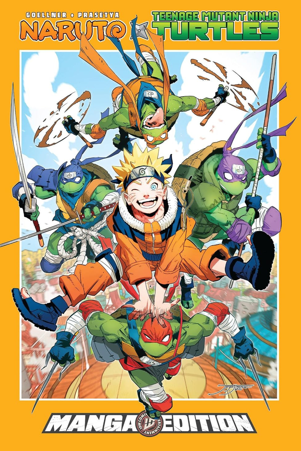 Naruto x Teenage Mutant Ninja Turtles--Manga Style Edition tp