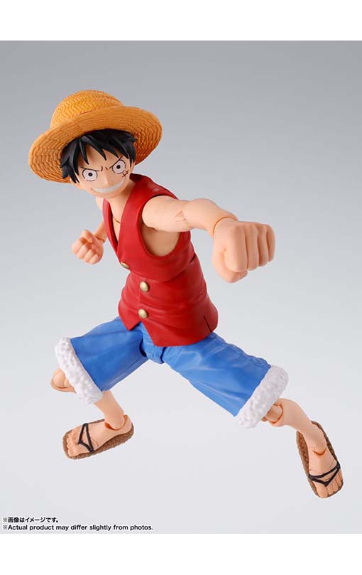 One Piece S.H. Figuarts Action Figure Monkey D. Luffy Romance Dawn 15 cm