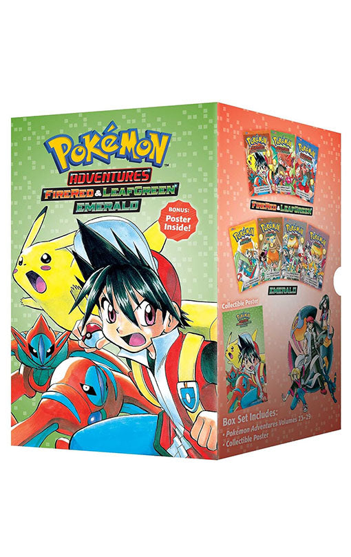 Pokémon Adventures FireRed & LeafGreen / Emerald Box Set: Includes Vols. 23-29