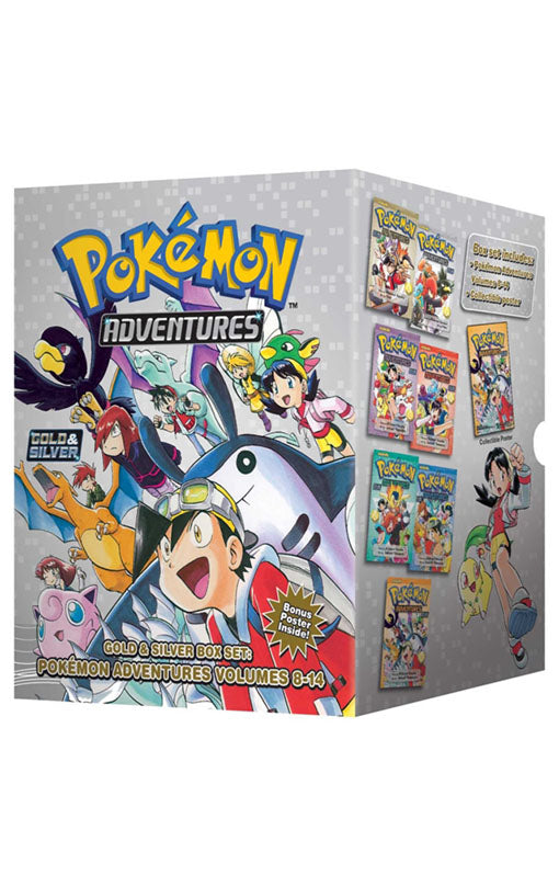 Pokemon Adventures Gold & Silver Box Set vol 2 (volumes 08-14)