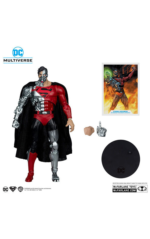 Revenge of the Green Lanterns DC Multiverse Action Figure Cyborg Superman (Gold Label) 18 cm