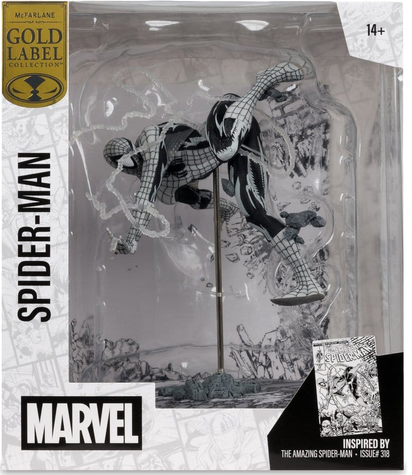 Marvel PVC Statue 1/10 Spider-Man (Line Art) (The Amazing Spider-Man #318) (Gold Label) 17 cm