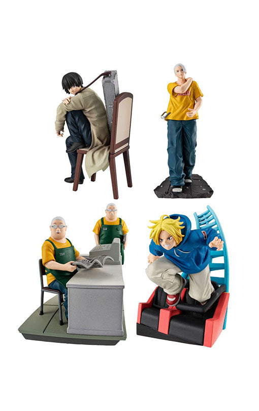 Sakamoto Days Petitrama EX Series Trading Figure 4-Set Cut Out Scenes Set 9 cm BLIND BOX