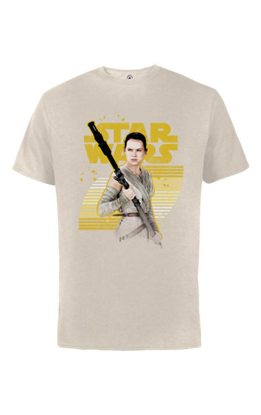 Star Wars The Force Awakens Rey Stands Strong LADIES t-shirt
