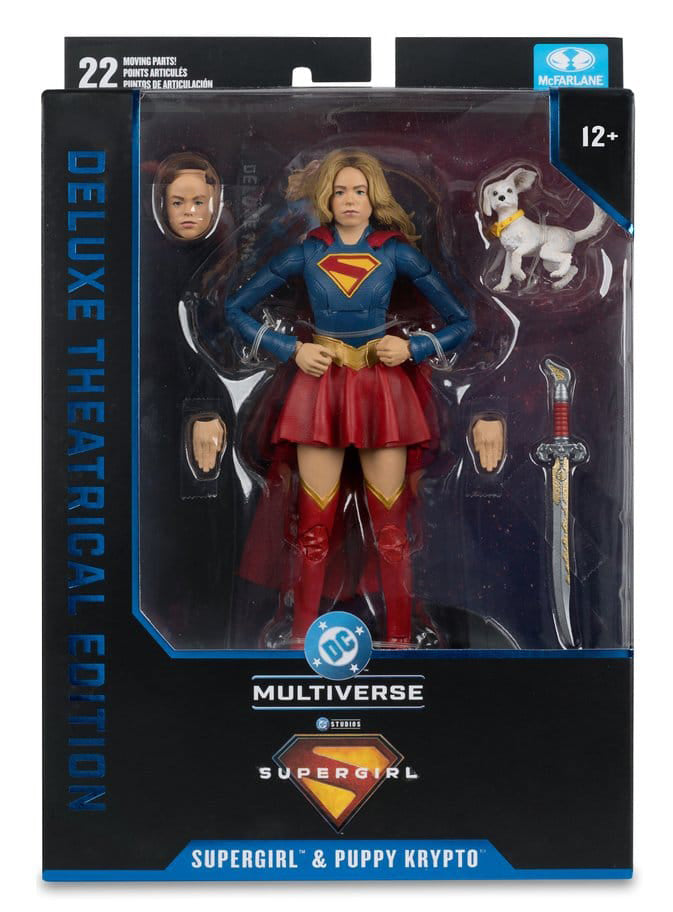 Supergirl (2026) DC Theatrical Deluxe Edition Action Figure Supergirl & Baby Krypto 17 cm