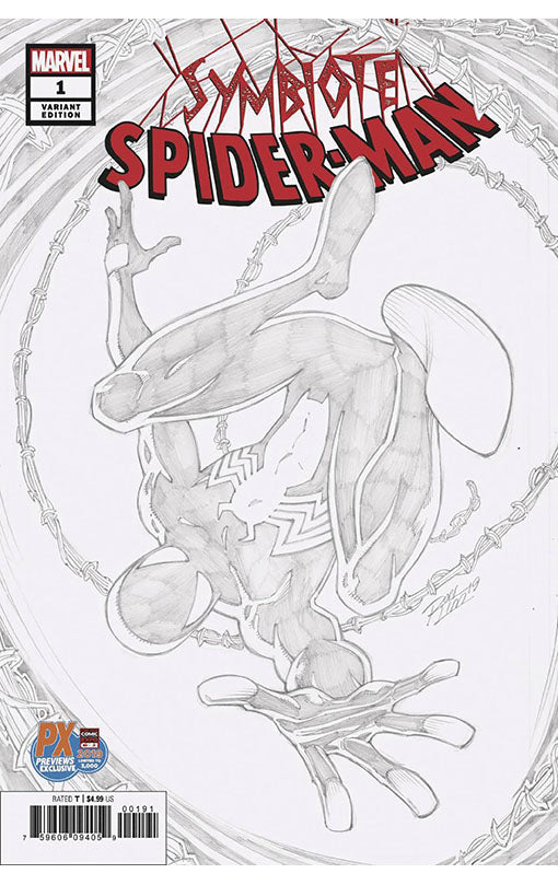 Symbiote Spider-Man #1 C2E2 Ron Lim Sketch Variant