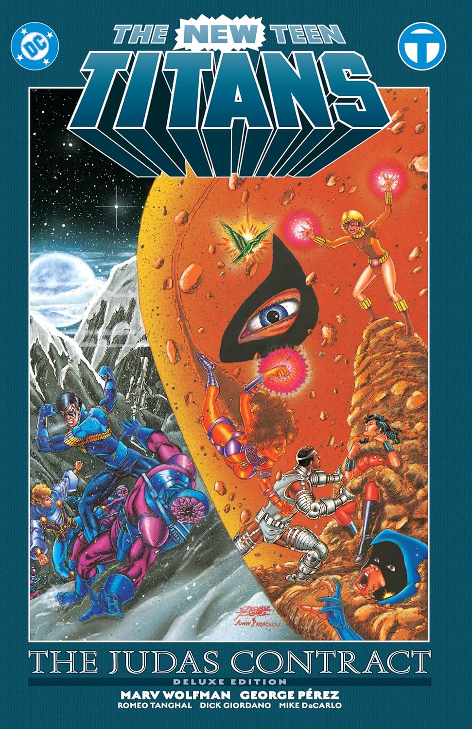 The New Teen Titans The Judas Contract Deluxe Edition hardcover