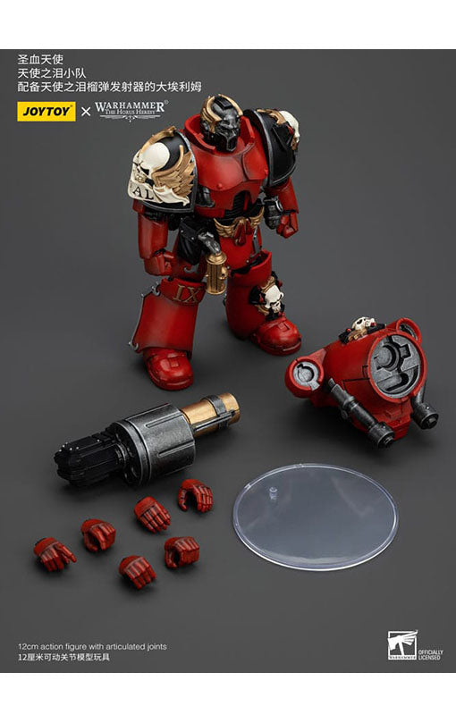 Warhammer The Horus Heresy Action Figure 1/18 Blood Angels Angel's Tears Squad Arch-Erelim with Angel's Tears Grenade Launcher 12 cm