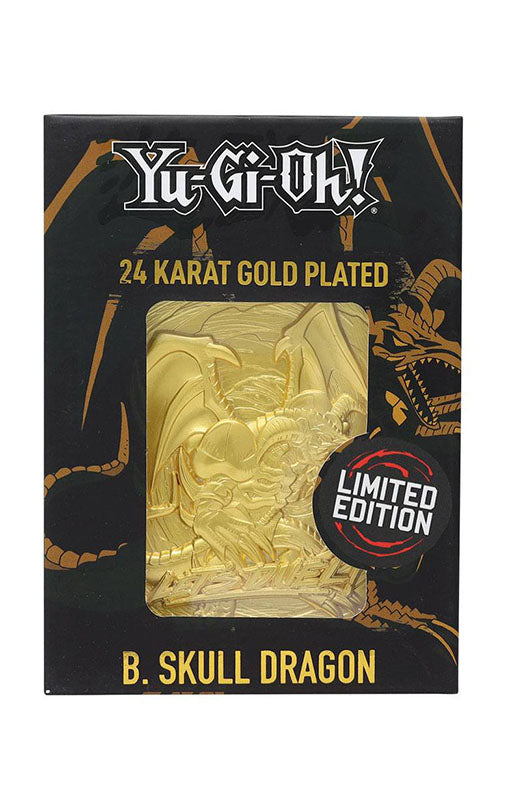Yu-Gi-Oh! Replica Card B. Skull Dragon (gold plated)
