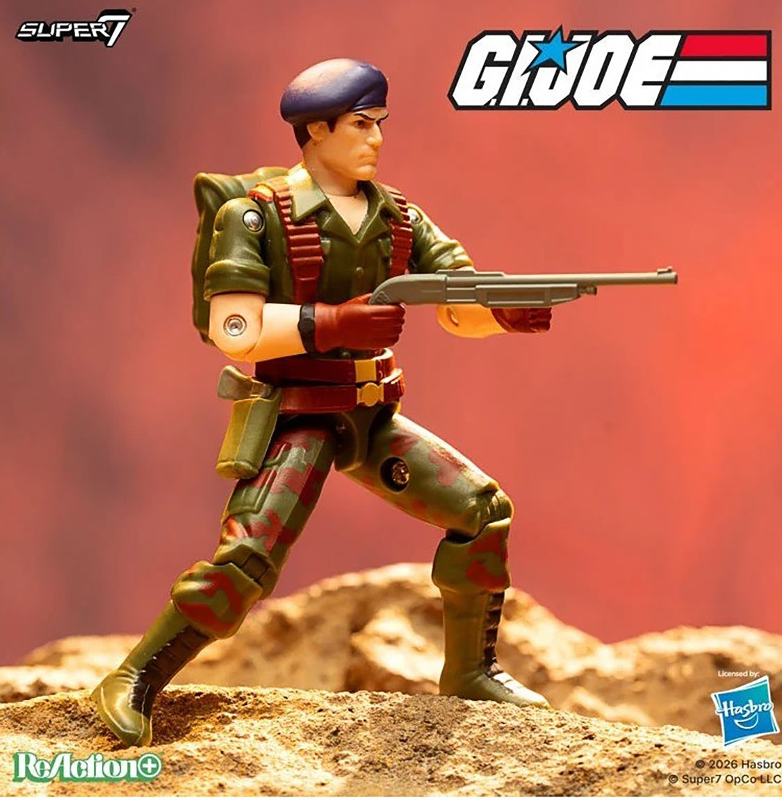 G.I. Joe ReAction+ Action Figure Flint (Cartoon) 10 cm