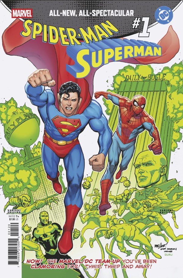 Marvel/DC Spider-Man / Superman #1 (David Marquez Homage Variant Cover)